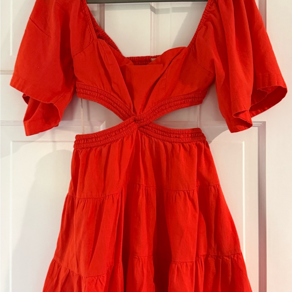 Free People Cross of Sunlight Mini Dress
